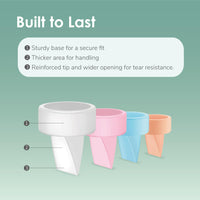 Infographic showing features of a durable product with sturdy base, thicker handling area, and reinforced tip design.
