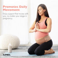 AZMED Maternity Belly Band for Pregnancy Support, Adjustable