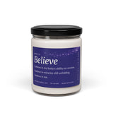 Believe Affirmation Candle for Fertility & TTC | Faith-Inspired Soy Candle for Hope, Calm & Emotional Support