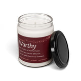 Fertility Affirmation Candle for TTC – Worthy Soy Candle