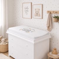 Baby Changing Pad Cover - Learning, Loving, Becoming