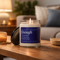 Fertility Affirmation Candle for TTC – Enough Soy Candle