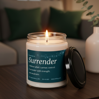Fertility Affirmation Candle for TTC – Surrender Soy Candle