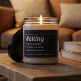 Fertility Affirmation Candle for TTC – Waiting Soy Candle