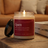 Fertility Affirmation Candle for TTC – Open Soy Candle