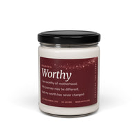 Fertility Affirmation Candle for TTC – Worthy Soy Candle