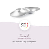 Livella silver nursing cups for sore nipples and breastfeeding comfort - Awaiting the Stork