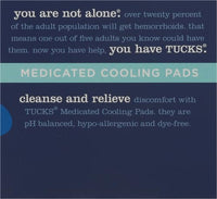 TUCKS Witch Hazel Cooling Pads for Postpartum and Hemorrhoid Relief