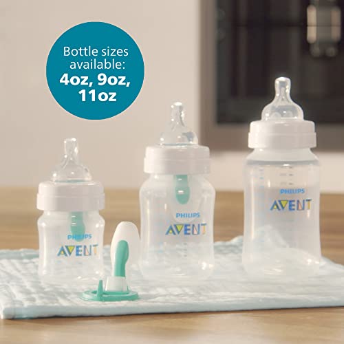 Philips AVENT anti-colic baby bottles, 4oz, 2pk