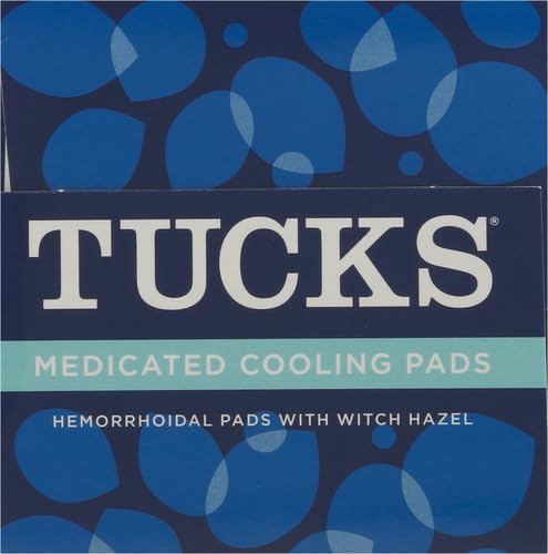 TUCKS Witch Hazel Cooling Pads for Postpartum and Hemorrhoid Relief