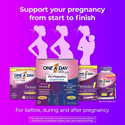 One A Day men's & women's pre-pregnancy couple's pack multivitamin - Awaiting the Stork