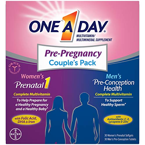 One A Day men's & women's pre-pregnancy couple's pack multivitamin - Awaiting the Stork