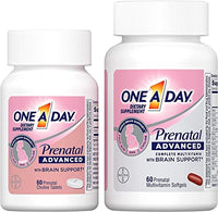 One A Day women’s prenatal advanced multivitamin with brain support, choline, DHA & iron, 120 ct - Awaiting the Stork