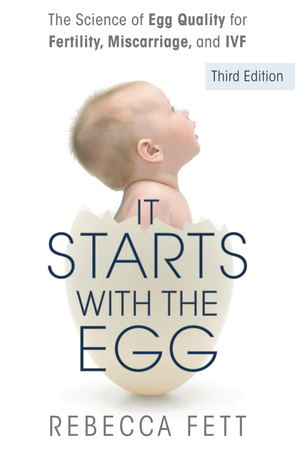 Book cover of 'How to Improve Egg Quality: It Starts with the Egg' focusing on egg quality and fertility.