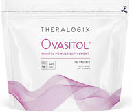 Myo-inositol powder for fertility: Theralogix Ovasitol inositol powder supplement pouch, 180 packets