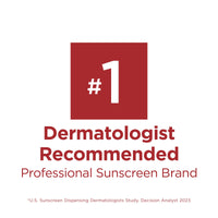 EltaMD #1 dermatologist recommended professional sunscreen brand graphic