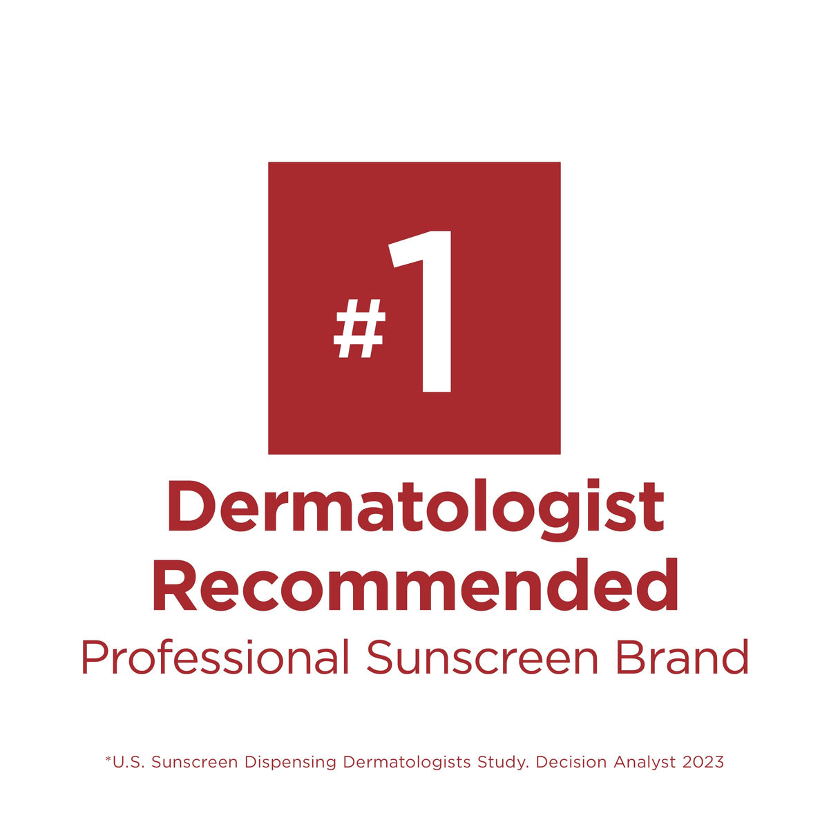 EltaMD #1 dermatologist recommended professional sunscreen brand graphic