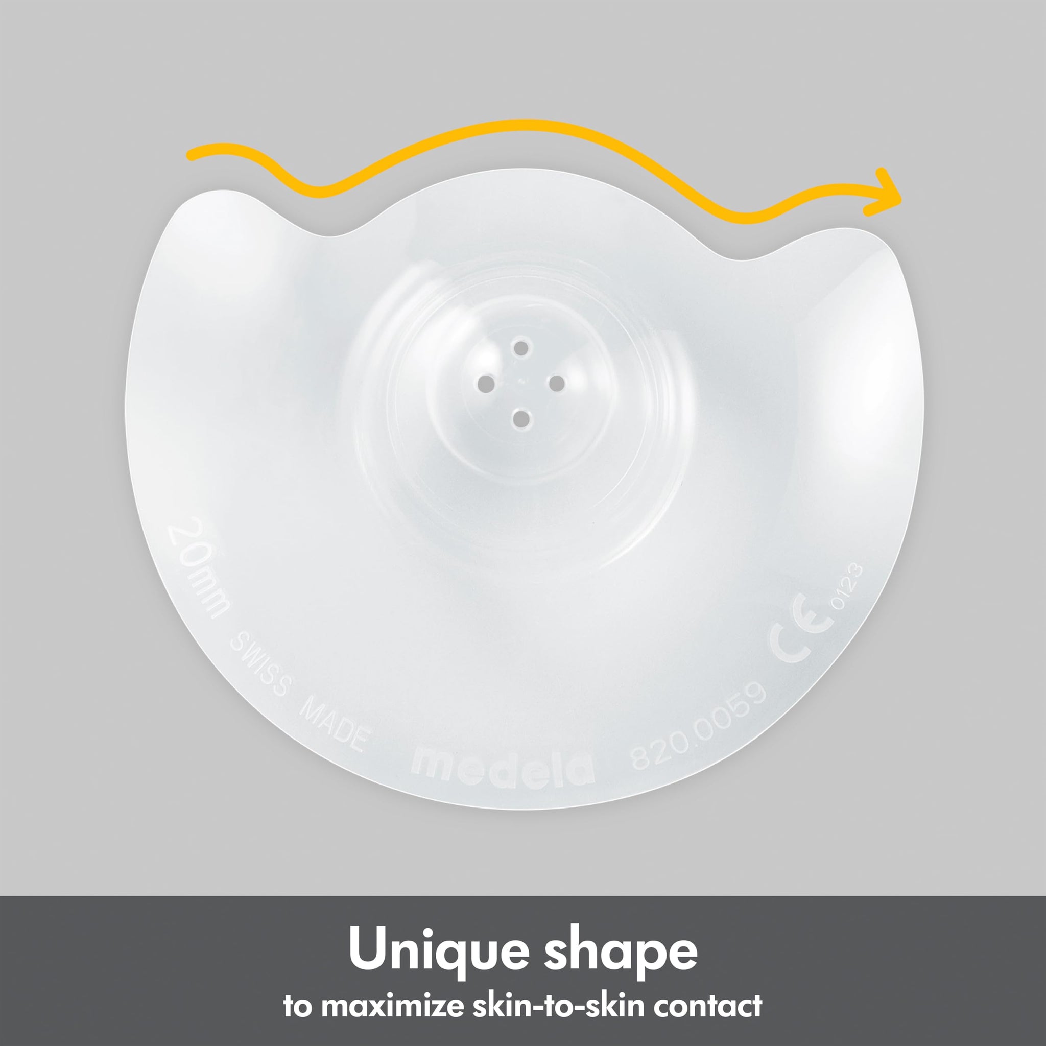 Medela contact nipple shields for latching & inverted nipples