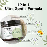 Thena Organic Sitz Bath Soak for postpartum recovery and hemorrhoid relief