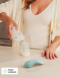 Momcozy 3-in-1 lactation massager with heat for clogged ducts and milk flow - Awaiting the Stork