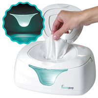 Hiccapop baby wipe warmer and dispenser with changing light