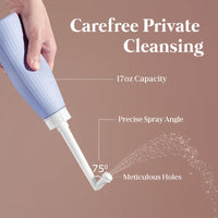 Glamommy postpartum recovery kit item for carefree private cleansing with 17oz capacity and precise spray angle.