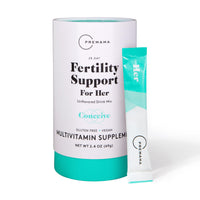 Premama Fertility Supplement for Women, designed for ovulation and egg health support.