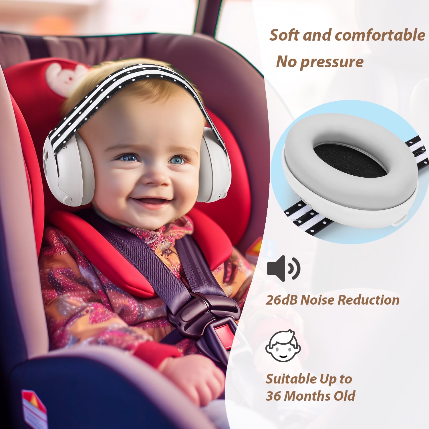 Baby Ear Protection Headphones – Laudexua Noise Cancelling Earmuffs