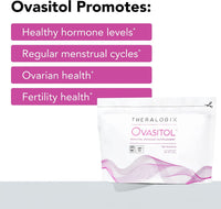 Ovasitol myo-inositol powder for fertility supports hormone levels, regular menstrual cycles and ovarian health
