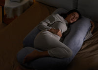 Momcozy U-Shaped Pregnancy Pillow, Full Body Support, 57"