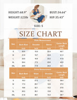 Ekouaer maternity nightgown size chart including measurements for robe and dress sizes.