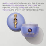 TATCHA Dewy Skin Cream, a pregnancy safe face cream that hydrates and plumps skin for a glowing appearance.