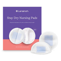 Lansinoh Stay Dry Disposable Nursing Pads - super absorbent, 200 ct