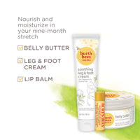 Burt's Bees Pregnancy Essentials Gift Set - belly butter, lip balm, leg & foot cream