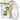 Haakaa Gen. 1 silicone breast pump, 4 oz, clear, in front of its box