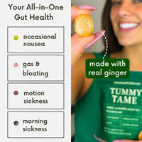 Ginger drops for pregnancy nausea to alleviate morning sickness and occasional nausea.