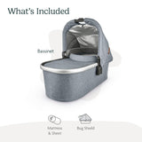 UPPAbaby Bassinet - Compatible with Vista, Cruz, Ridge, Minu strollers - Awaiting the Stork