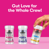 Probiotics for fertility by Garden of Life, featuring Once Daily Women's, Men's, and Organic Kick+ probiotics.