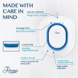 Fivona Foldable Sitz Bath for postpartum care features drainage holes and high-quality BPA-free materials.