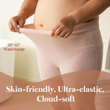 Postpartum recovery kit featuring skin-friendly, ultra-elastic, cloud-soft shorts for comfort and support after childbirth.