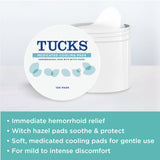 TUCKS Witch Hazel Cooling Pads for Postpartum and Hemorrhoid Relief