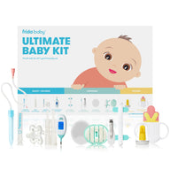 Frida Baby grooming kit containing essential tools for newborn care, health, and wellness.