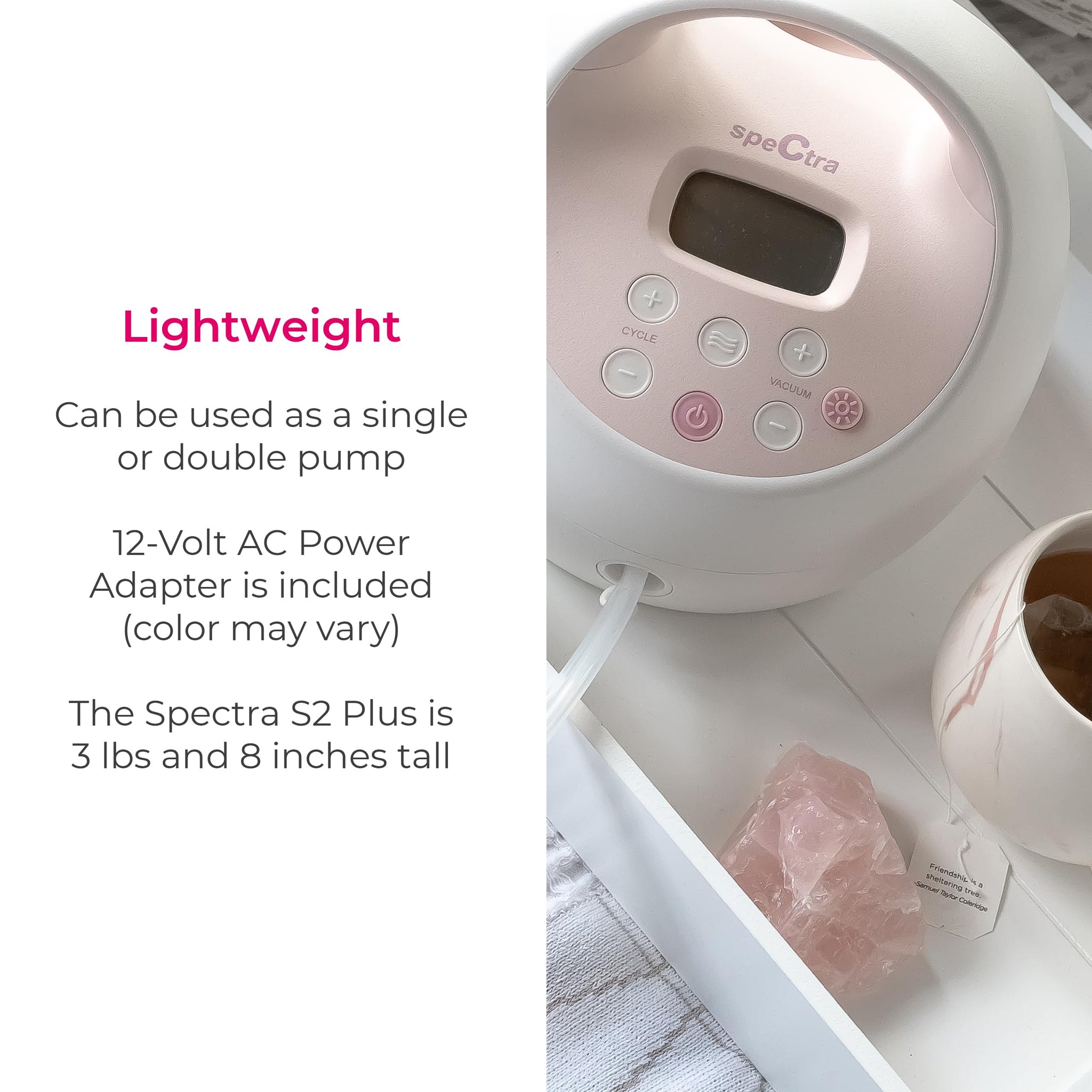 Spectra S2 Plus electric breast pump for baby feeding - Awaiting the Stork