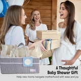 Lily Miles Baby Diaper Caddy as a thoughtful baby shower gift for new moms, perfect for organizing newborn essentials.