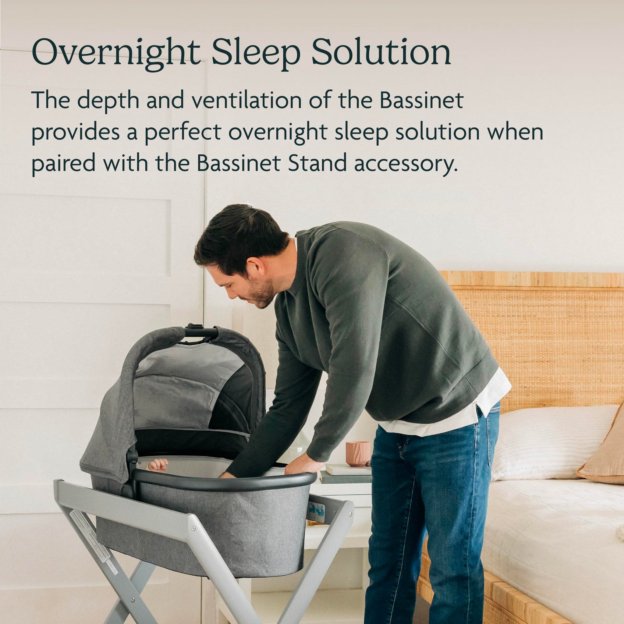 UPPAbaby Bassinet - Compatible with Vista, Cruz, Ridge, Minu strollers - Awaiting the Stork