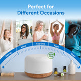 Fertility Essential Oil Diffuser for relaxation during work, yoga, tea time, sleep, and everyday moments.