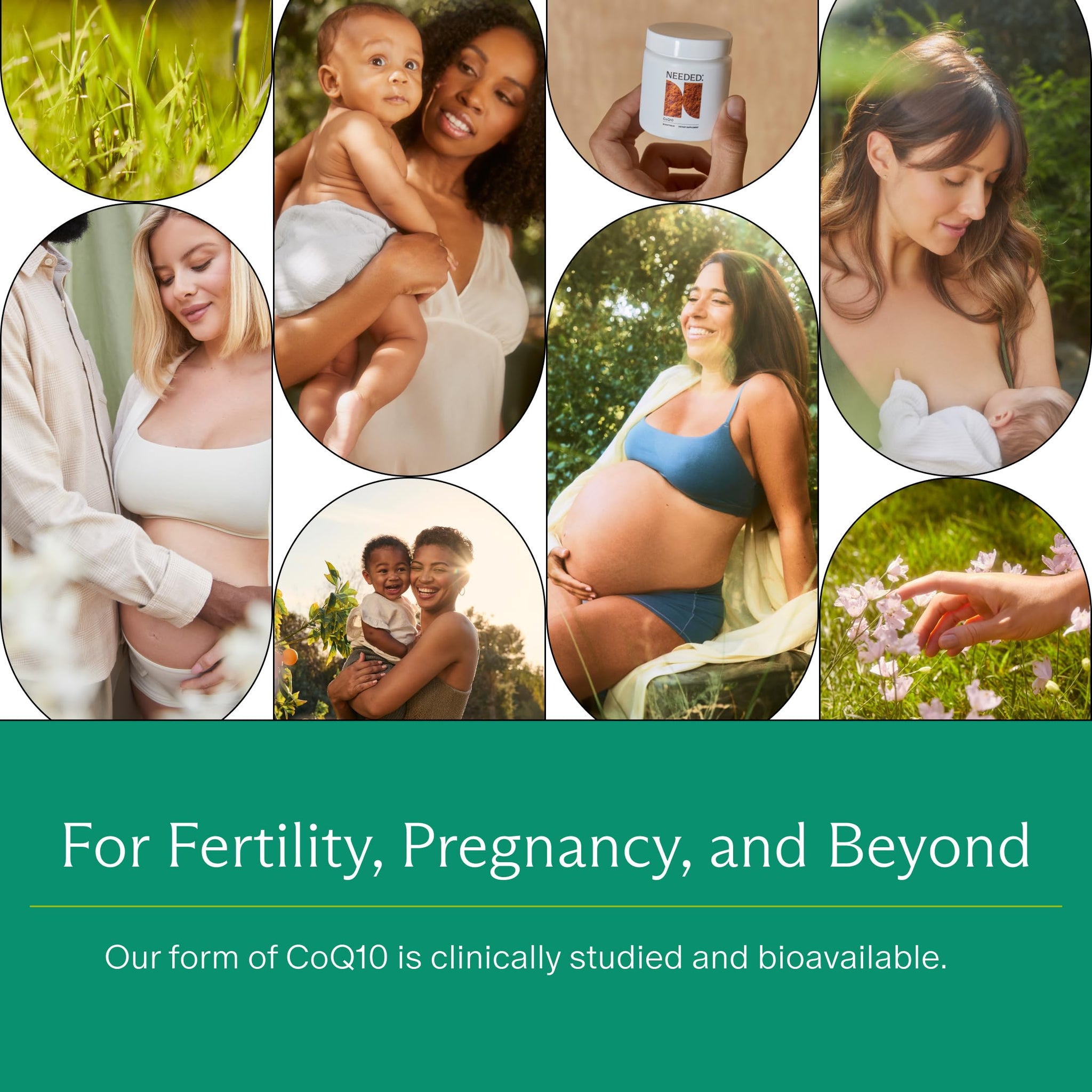 CoQ10 fertility supplement benefits for fertility, pregnancy, and beyond with bioavailable formula.