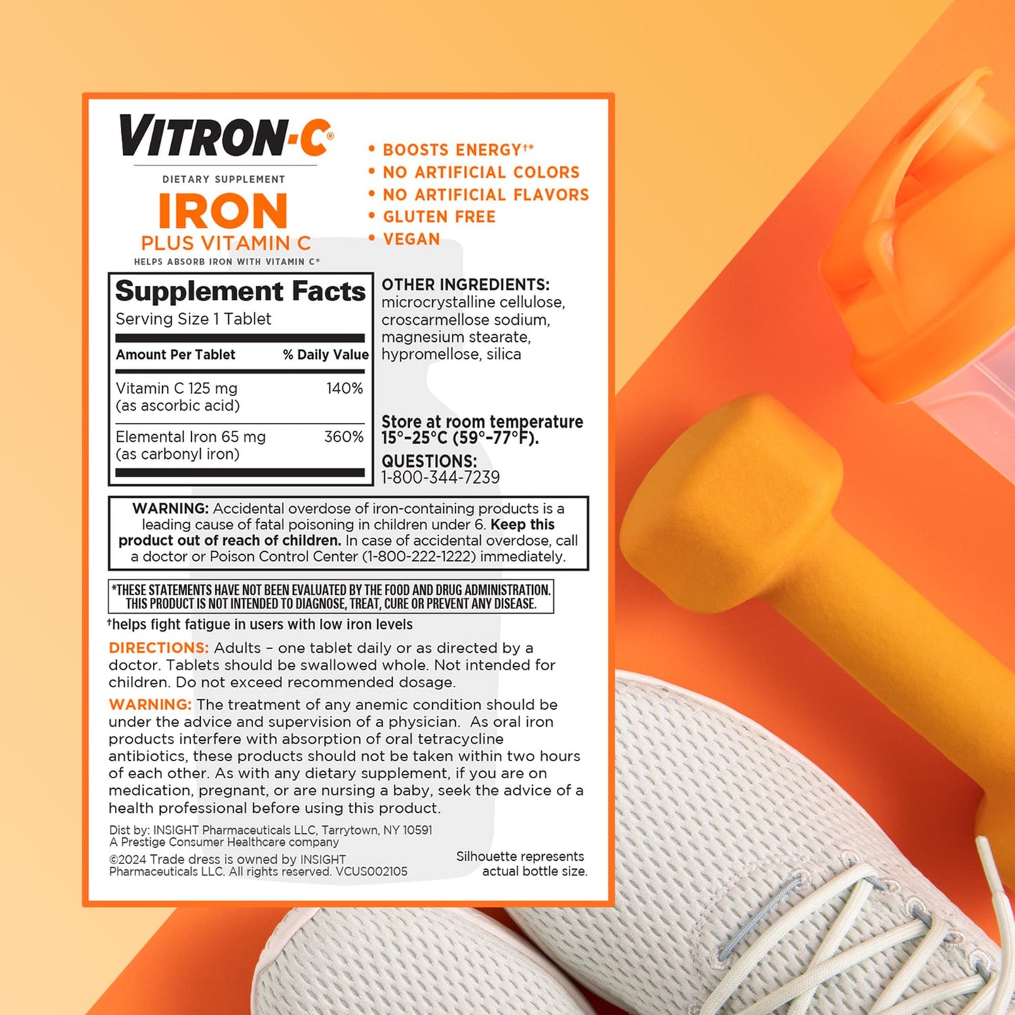 Vitron-C high-potency iron supplement with vitamin C