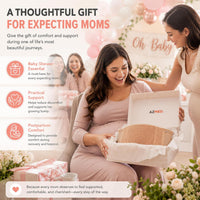 AZMED's gift panel, which advertises postpartum comfort even though the Indications field on the same listing reads used only for pregnant women.