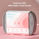 Frida Mom Breastfeeding Survival Kit packaging with essential items for nursing mothers.